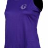 DRI FIT WOMENS SLEEVELESS TSHIRT PURPLE