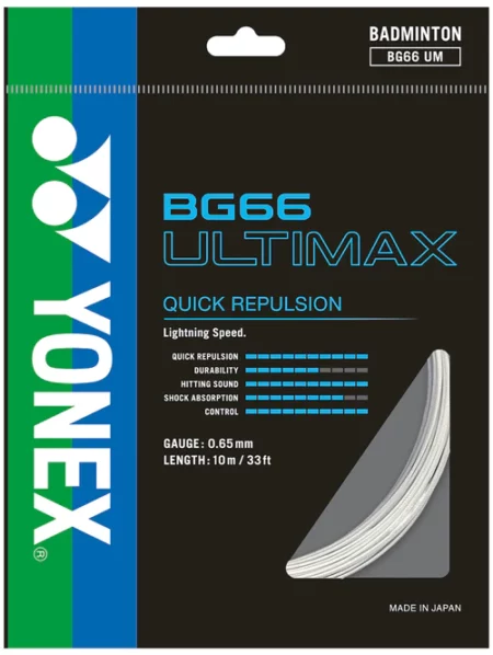 YONEX BG66 ULTIMAX WHITE