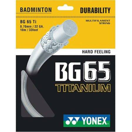 YONEX BG65 Ti WHITE